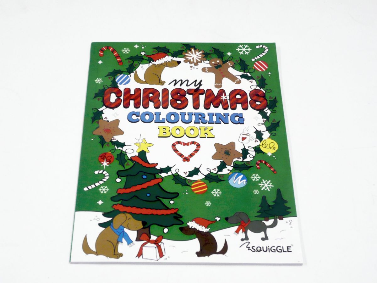 My Christmas colouring book.